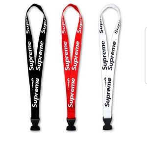 Nwt 3 Supreme lanyards.